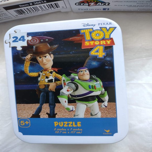 NWT 3 Piece Disney Pixar Toy Story 4 Mold N' Play 3D Figure Maker and Puzzle Set - Picture 4 of 7